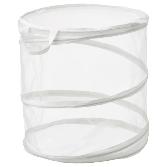 2 IKEA FYLLEN Laundry basket, white, 21 gallon - Picture 12 of 13